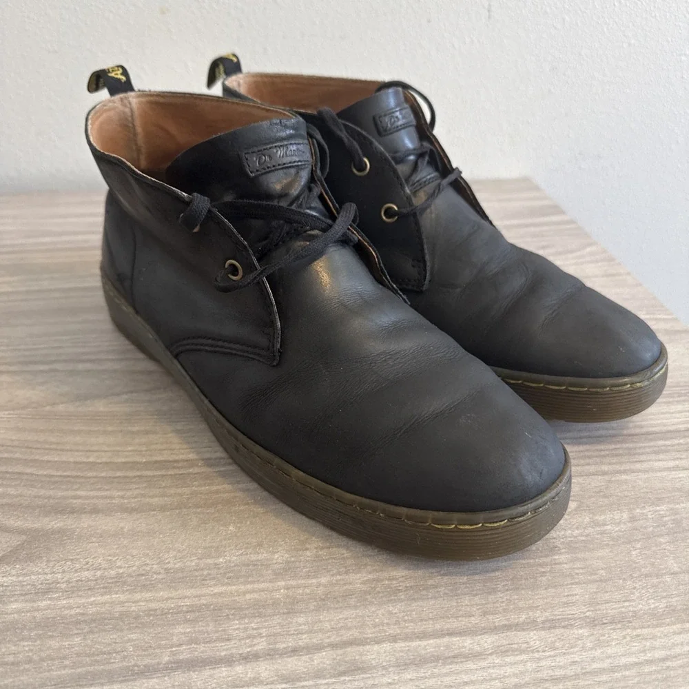 Doc Dr Martens Cabrillo Shoes Men's Size 12 Black Wyoming Chukka Boots Air Wair